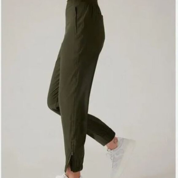 ATHLETA Brooklyn Heights Jogger in Aspen Olive, Size 4, NWT - Picture 8 of 8